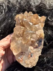 Rutilated Quartz cluster