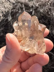 Rutilated Quartz cluster