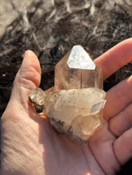 Rutilated Quartz cluster