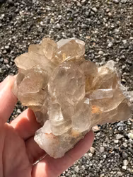 Rutilated Quartz cluster
