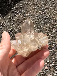 Rutilated Quartz cluster