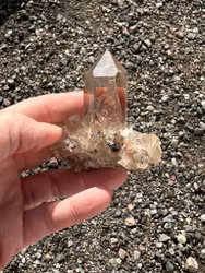Rutilated Quartz cluster