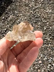 Rutilted Quartz cluster