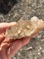 Rutilated Quartz cluster