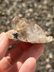 Rutilated Quartz cluster