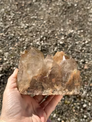 Rutilated Quartz cluster