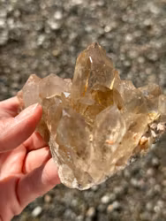 Rutilated Quartz cluster