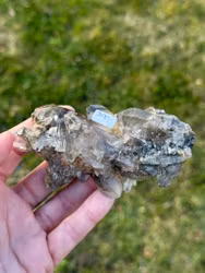 Rutilated Quartz cluster