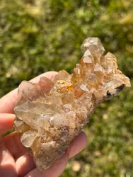 Rutilated Quartz cluster
