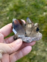 Rutilated Quartz cluster