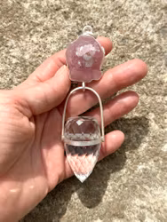A New Love Frequency Has Arrived  - From the Highest Realms. Crystalline Rose Quartz with High-Frequency Dragon Egg