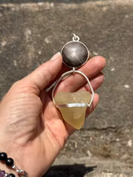 Hathor - The Mother of Abundance, The Living Current of the Feminine  Star Ruby with Libyan Tectite