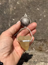 Hathor - The Mother of Abundance, The Living Current of the Feminine  Star Ruby with Libyan Tectite