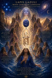 A Lineage of Voice - Awakening the Power Within - Lapis Lazuli with Lemurian Lodolite