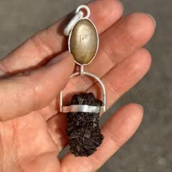 The Seer White Sapphire with Prophecy Stone