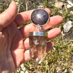 The Light of the Goddess Star Ruby with Rainbow Citrine