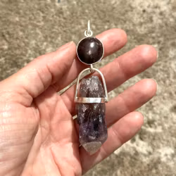 The Circle of the Ancient Healers - Star Ruby with Raw Super Seven