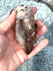 Double terminated Brandenberg Amethyst Skeletal Quartz