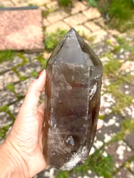 Large Smokey Quartz with Lodolite