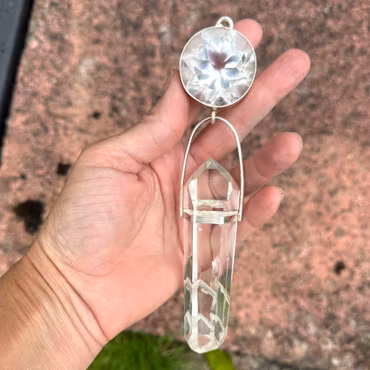 Master of Light - Light Portal with Double-Terminated DOW White Lodolite