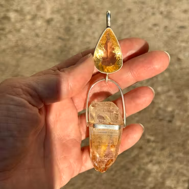 Rebirth – Awakening the Crystalline Life Force-  Citrine with extraordinary Himalayan Quartz
