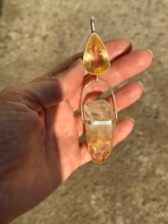 Rebirth – Awakening the Crystalline Life Force-  Citrine with extraordinary Himalayan Quartz