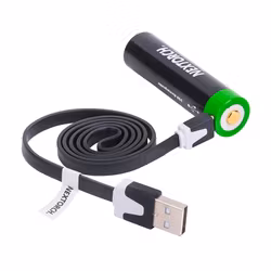 Nextorch laddningsbart 18650, med inbyggd USB-laddport inkl laddkabel