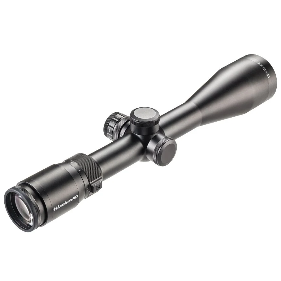 Titanium HD 2,5-15x50 Belyst Kikarsikte