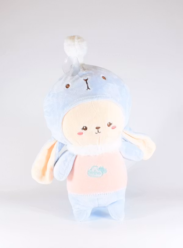 Baby med Sugpropp Babyrosa 20cm
