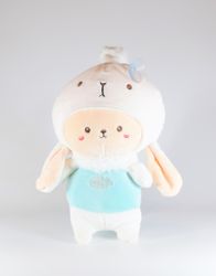 Baby med Sugpropp Babyrosa 20cm