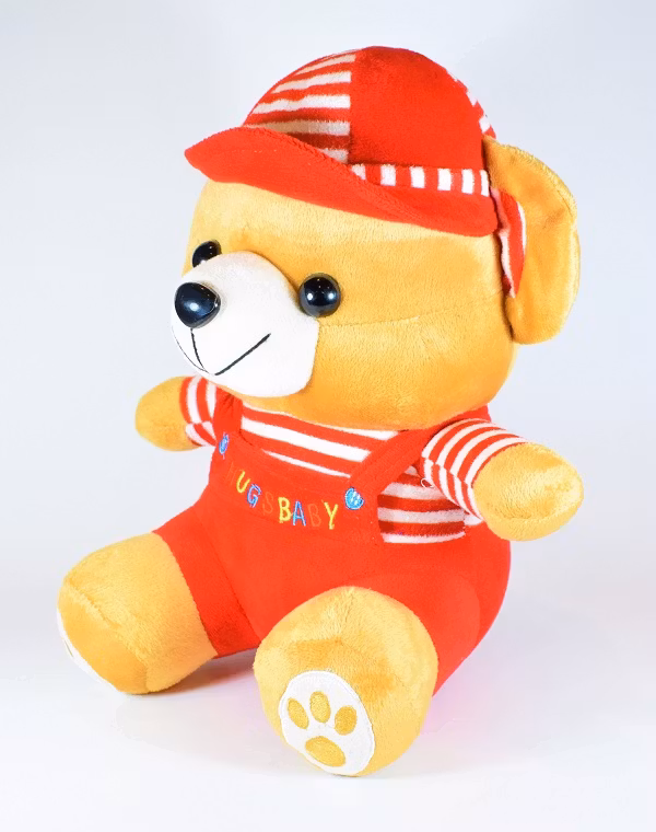 Nalle Hugsbaby Röd & Vit Tröja, 32 cm