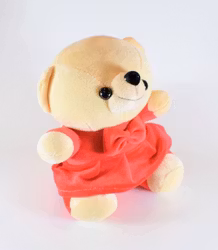 Nalle med Rosett Röd 20 cm