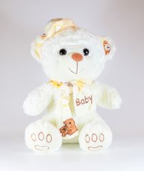 Nalle Baby med Hatt 29cm