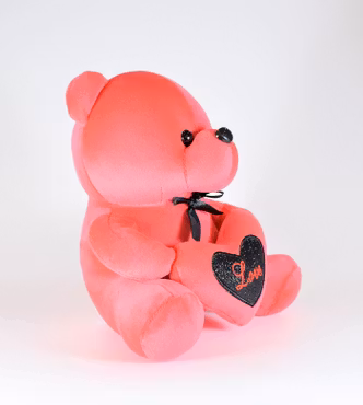 Mjuk Nalle med Hjärta 20cm
