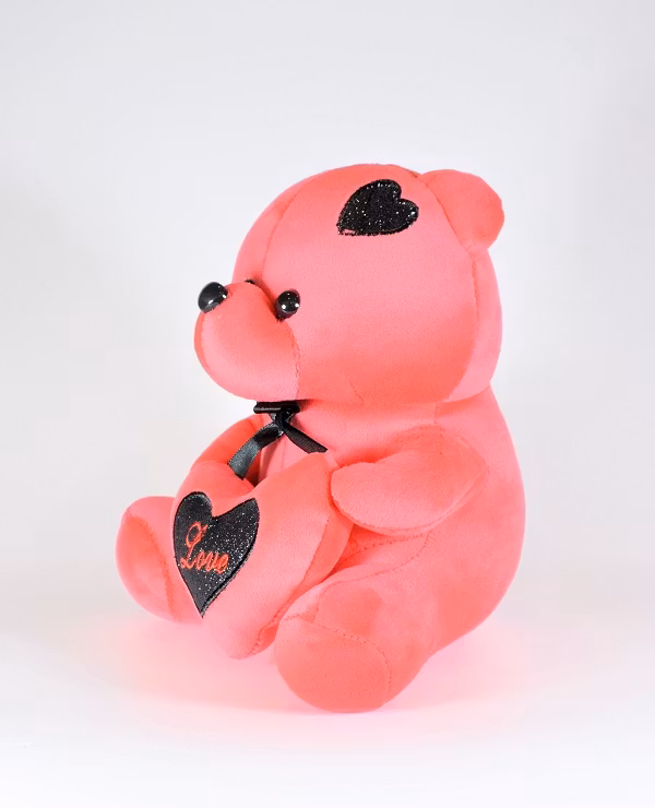 Mjuk Nalle med Hjärta 20cm