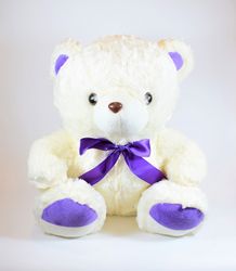 Stor Nalle med Rosett 40cm