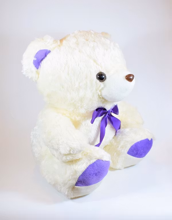Stor Nalle med Rosett 40cm