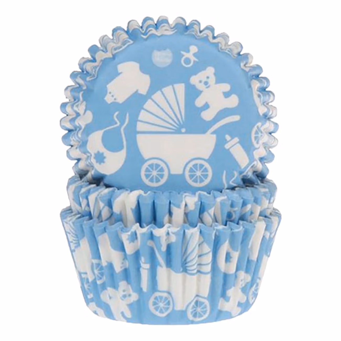 Muffinsformar Babyshower Baby Blå