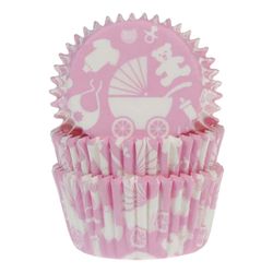 Muffinsformar Babyshower Baby Rosa