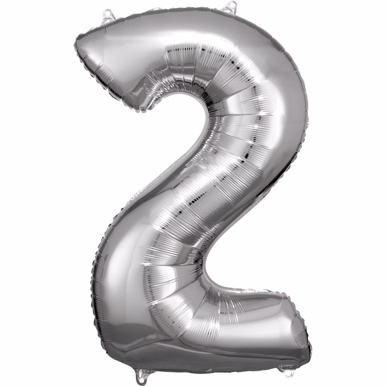 Sifferballonger Folie Super Shape Silver 86cm