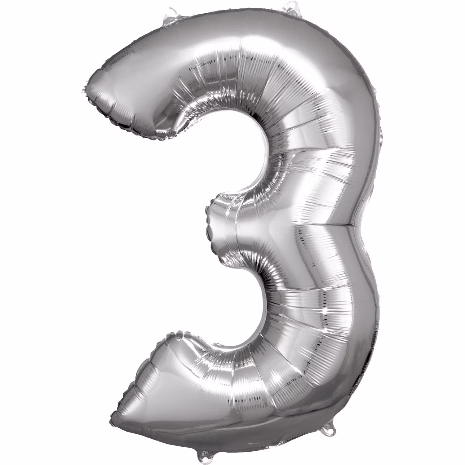 Sifferballonger Folie Super Shape Silver 86cm