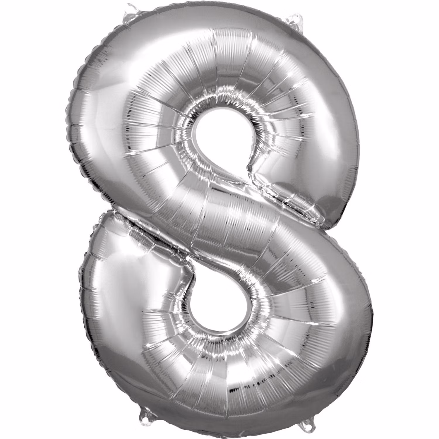 Sifferballonger Folie Super Shape Silver 86cm