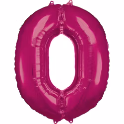 Sifferballonger Folie Super Shape Rosa 86cm