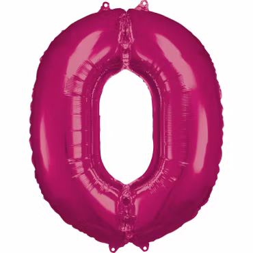 Sifferballonger Folie Super Shape Rosa 83-86 cm