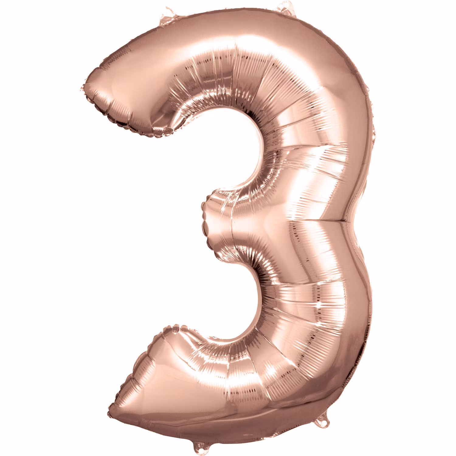 Sifferballonger Folie Super Shape Rosé Guld 86cm