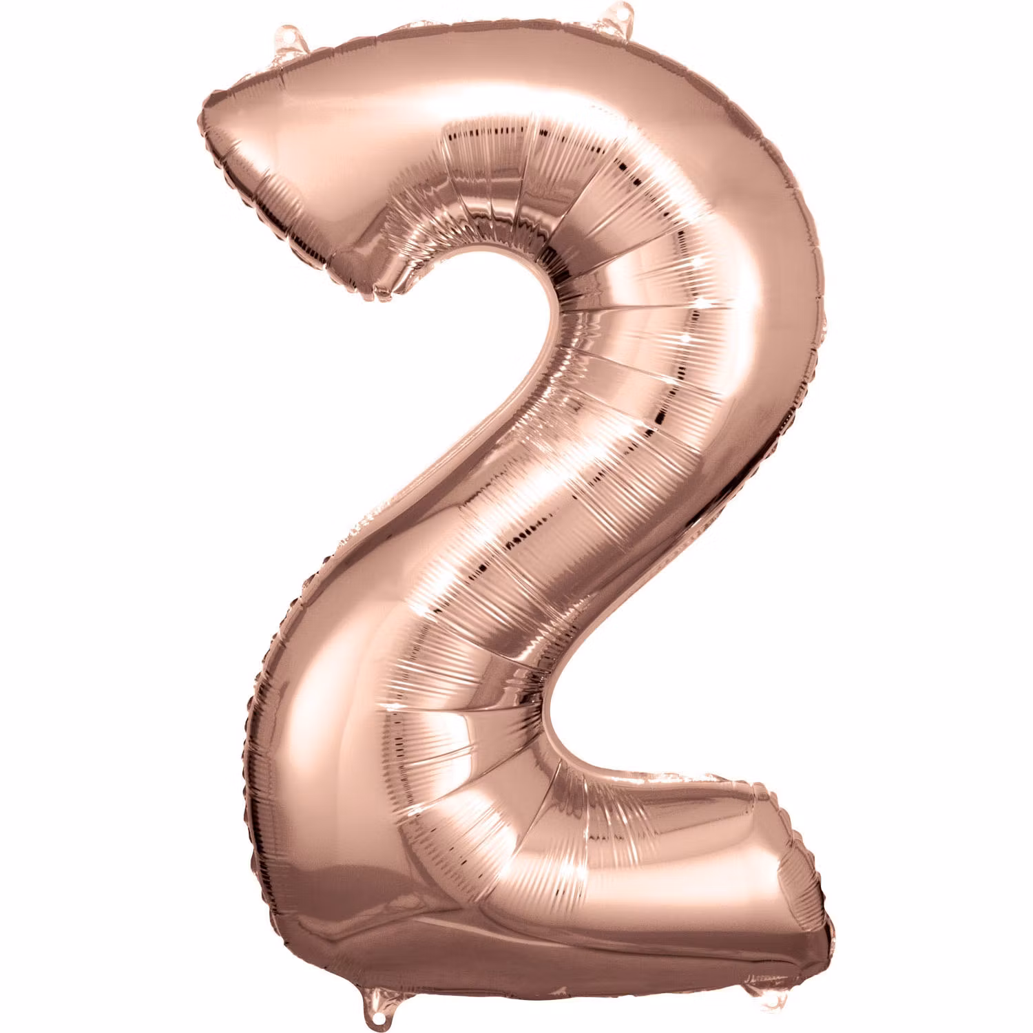 Sifferballonger Folie Super Shape Rosé Guld 86cm