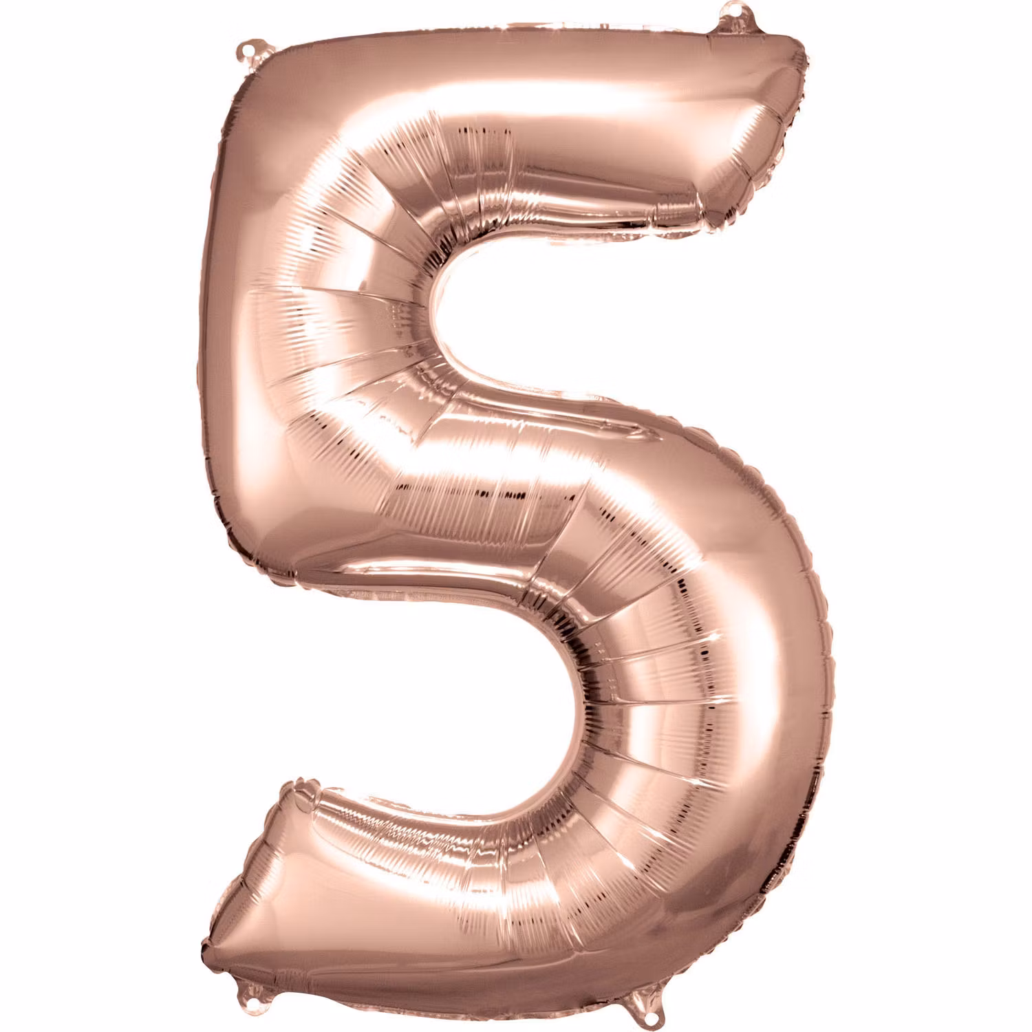 Sifferballonger Folie Super Shape Rosé Guld 86cm