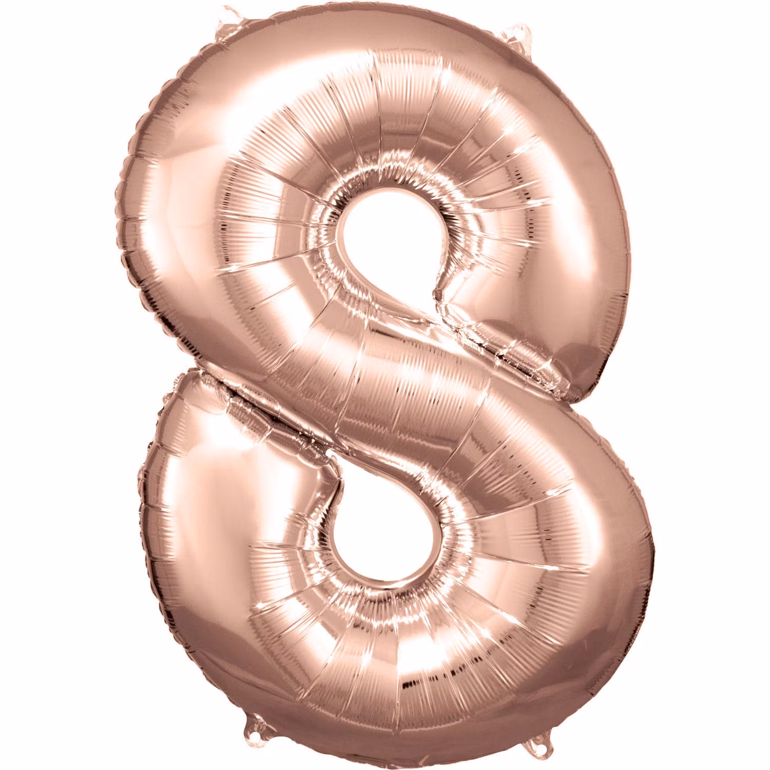 Sifferballonger Folie Super Shape Rosé Guld 86cm