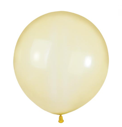 Latexballonger Crystal Clear Regnbåge Gul 48cm