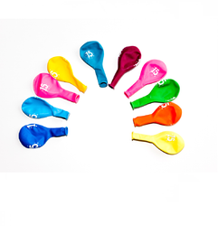 Sifferballonger Latex Siffra Femton - 10-pack